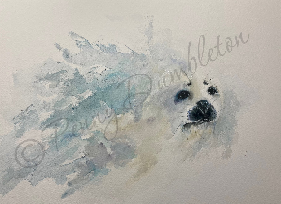 Watercolours by Penny - The Ice