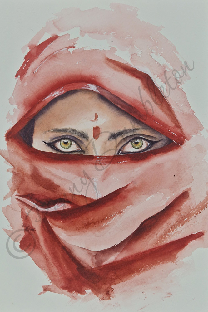 Watercolours by Penny - Thoughtful