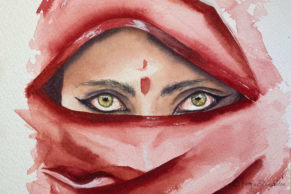 Watercolours by Penny - Thoughtful