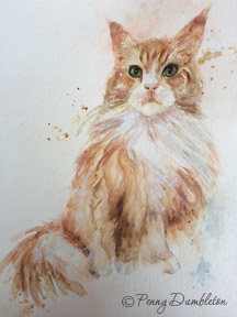 Watercolours by Penny - Pet Portraits 5